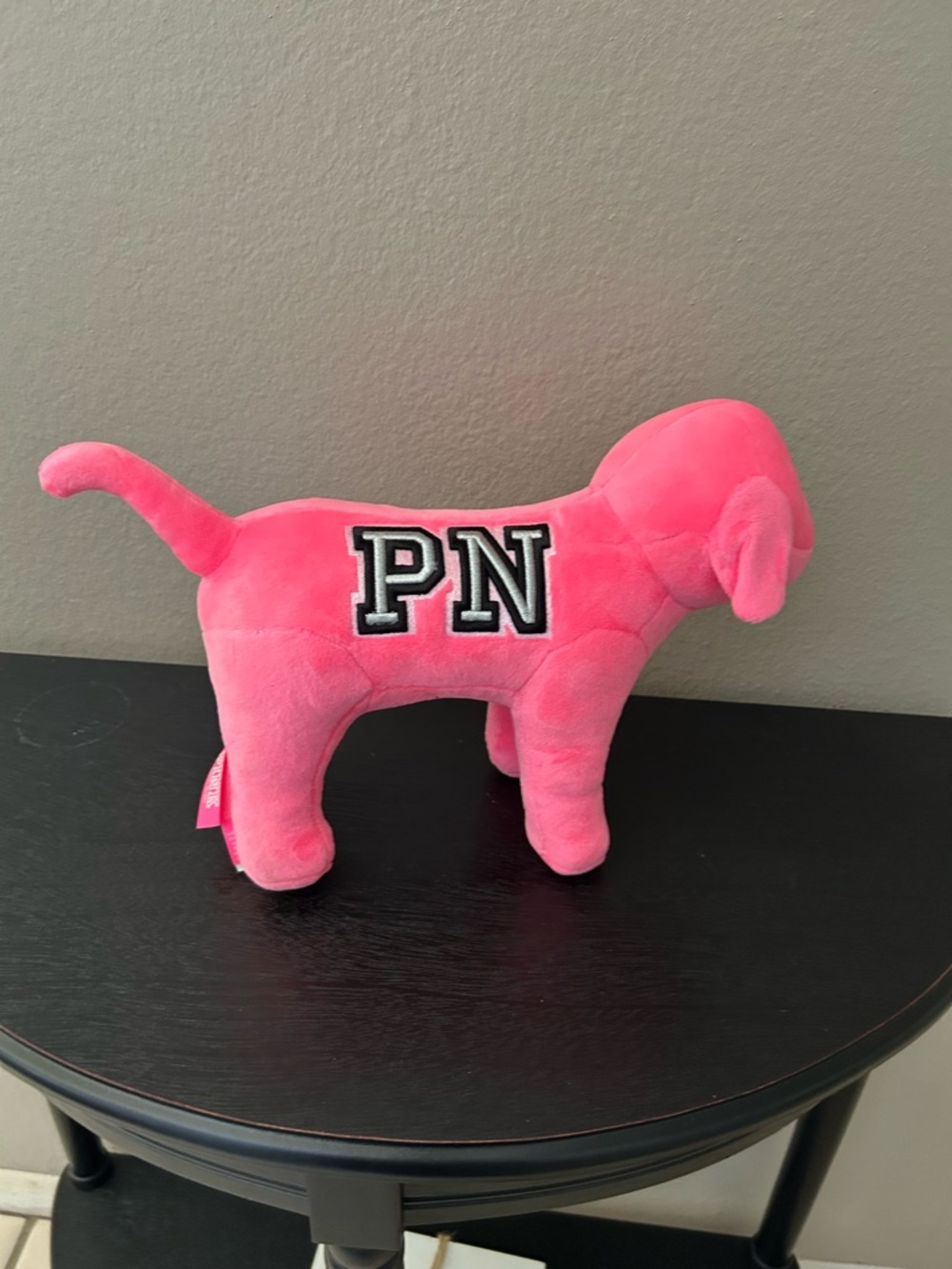 Victoria's Secret PINK Bright Pink Plush Dog Stuffed Animal